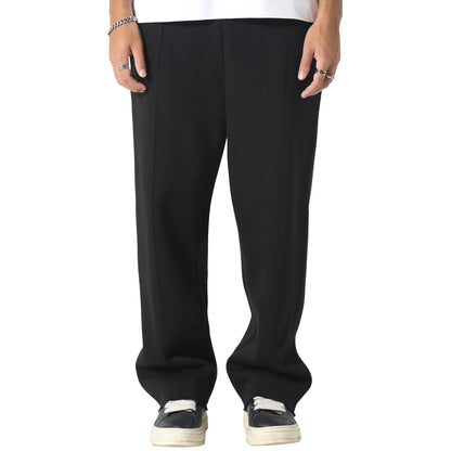 Irasuto Studios Raw Hem Black Sweatpants