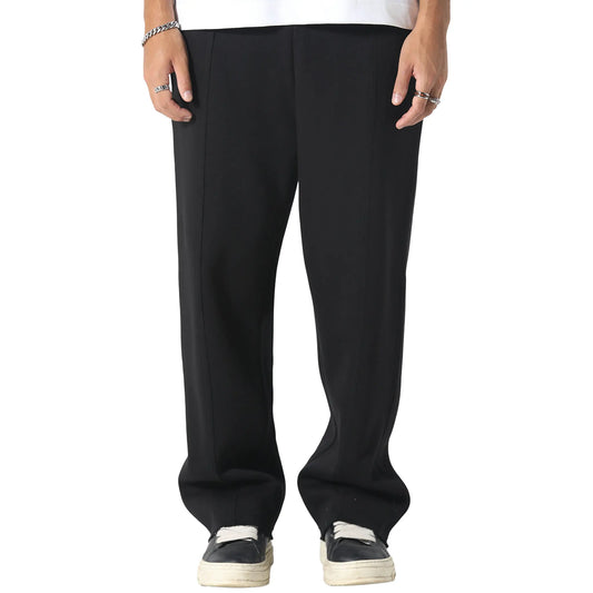 Irasuto Studios Raw Hem Black Sweatpants