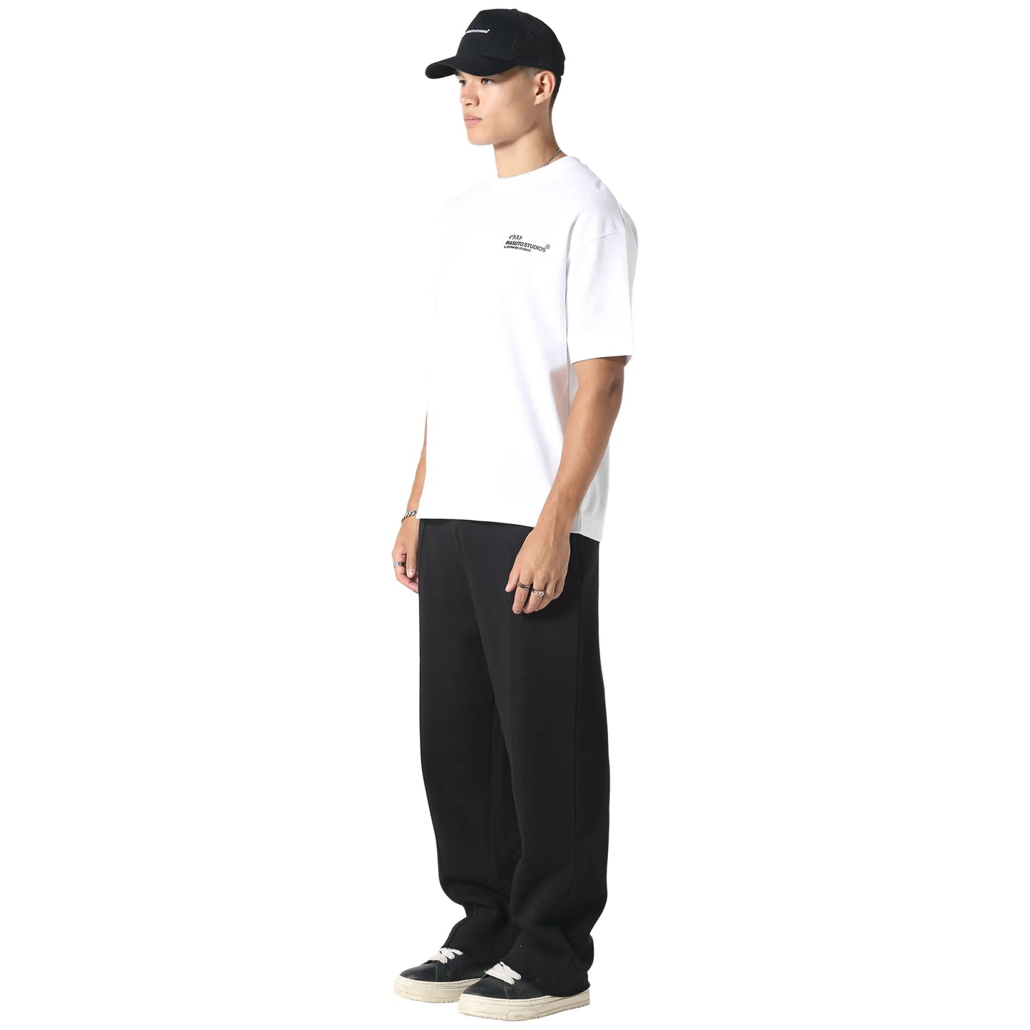 Irasuto Studios Raw Hem Black Sweatpants