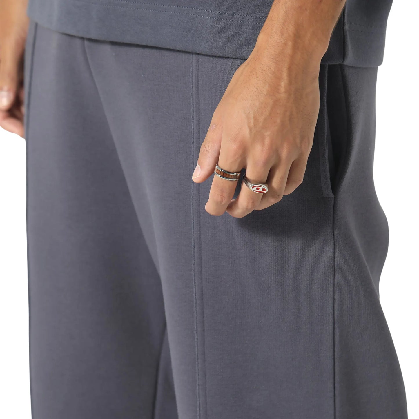 Irasuto Studios Raw Hem Deep Sea Sweatpants