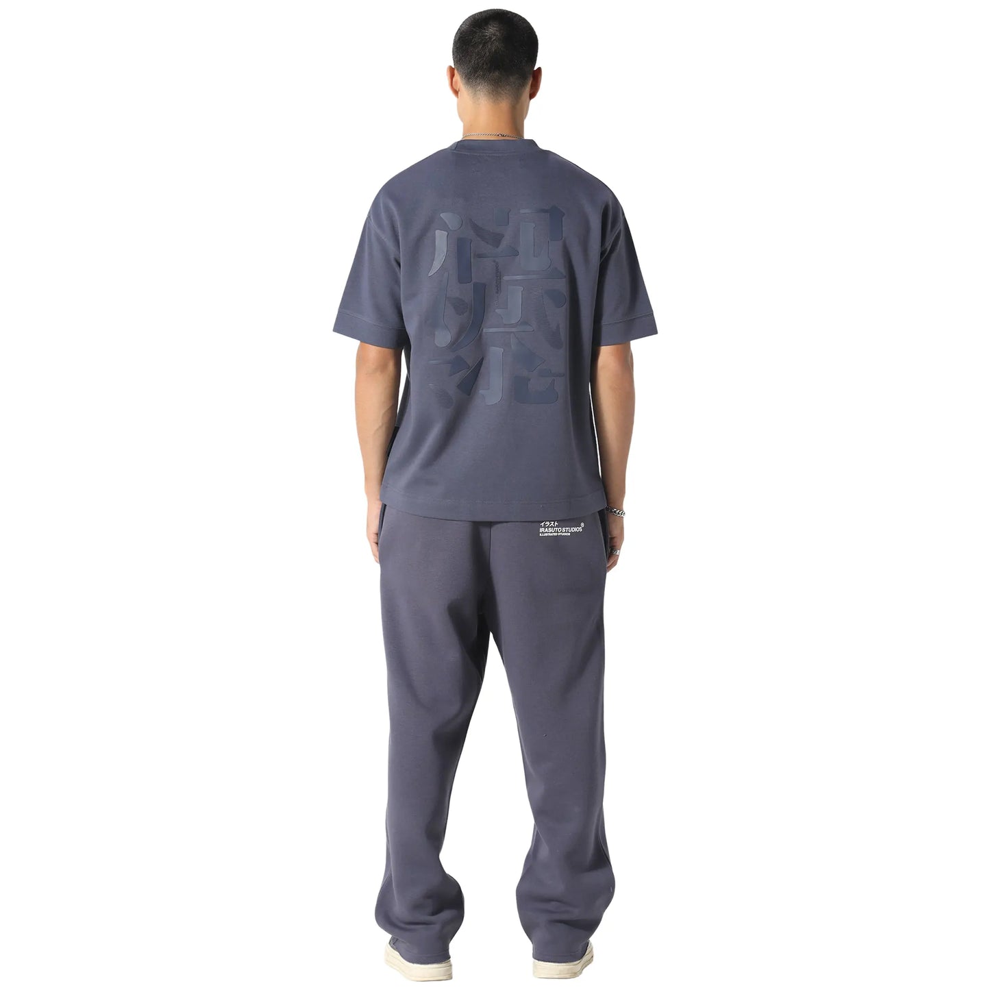 Irasuto Studios Raw Hem Deep Sea Sweatpants