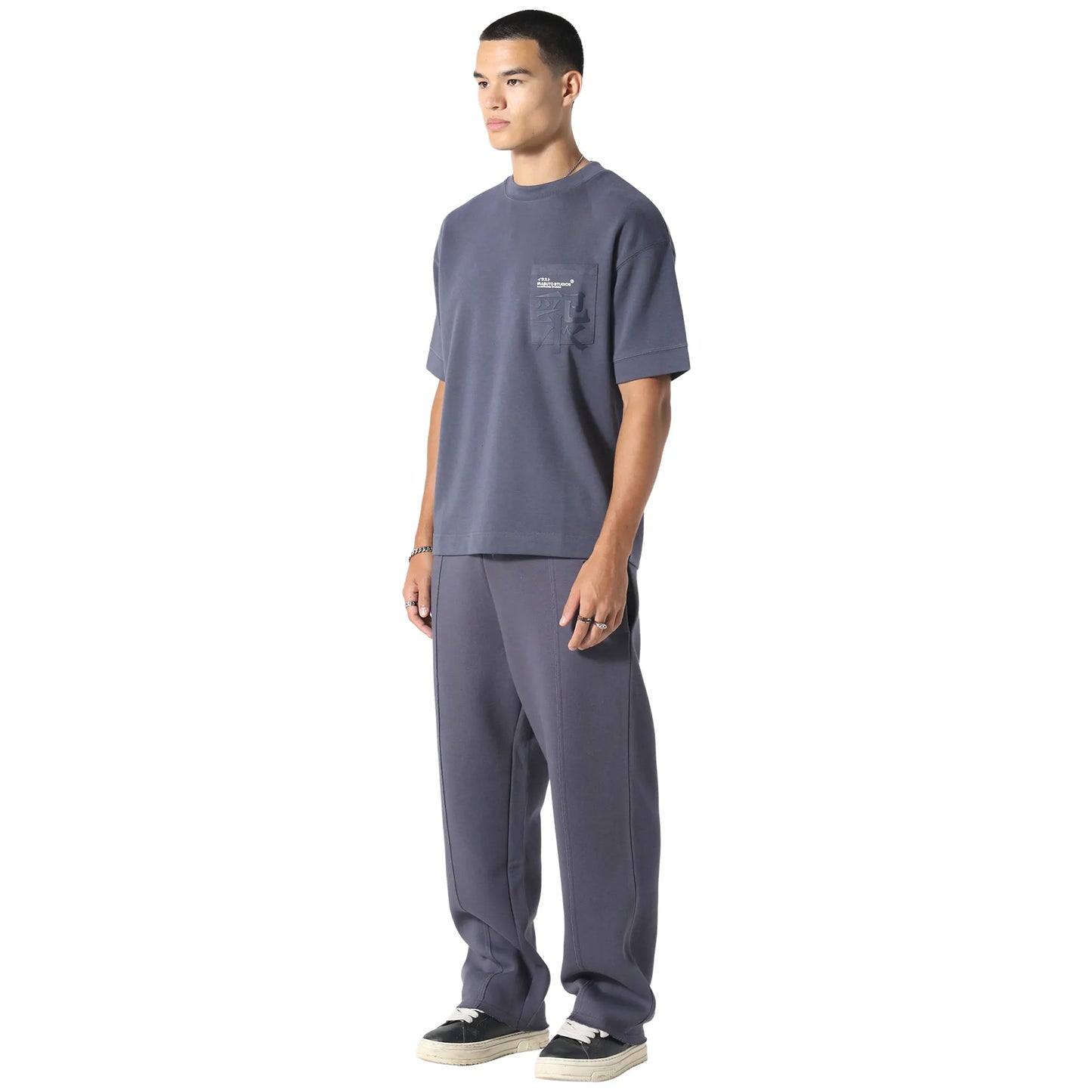 Irasuto Studios Raw Hem Deep Sea Sweatpants
