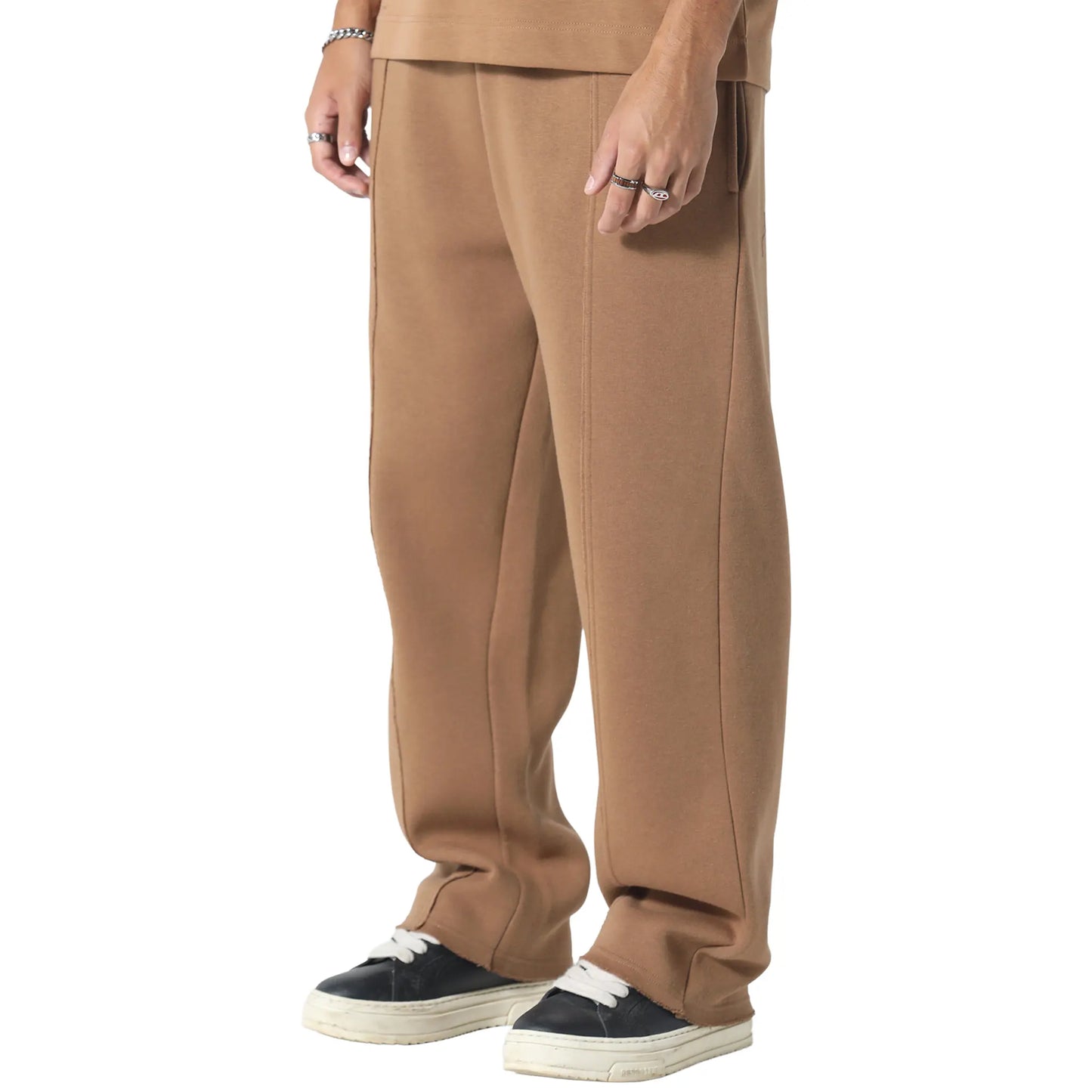 Irasuto Studios Raw Hem Tobacco Sweatpants
