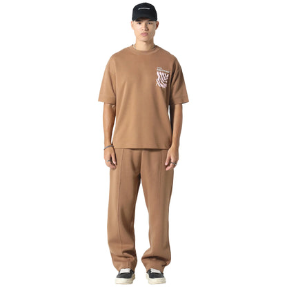 Irasuto Studios Raw Hem Tobacco Sweatpants