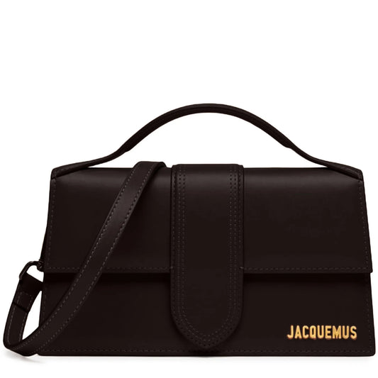 Jacquemus Large Bambino Dark Brown Crossbody Bag