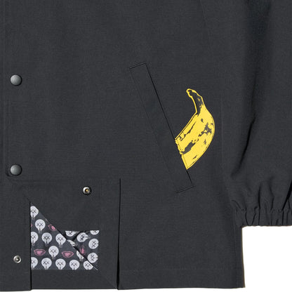 Kaws x Uniqlo Warhol Coach Black Jacket