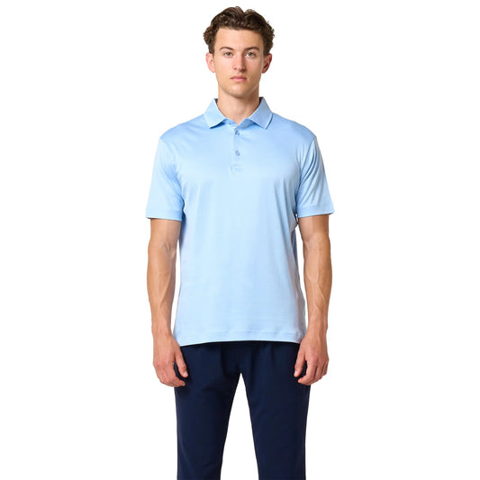 Loiano Egyptian Cotton Light Blue Polo Shirt