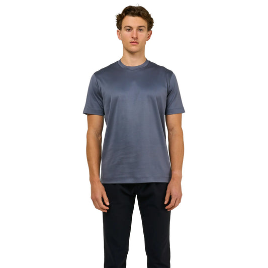 Loiano Egyptian Cotton Steel T Shirt