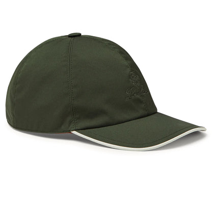 Loro Piana Microfibre Storm System Ireland Green Ivory Baseball Cap