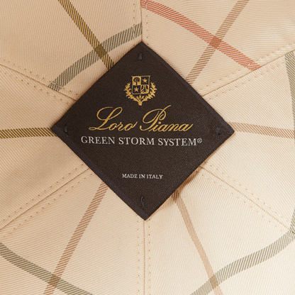 Loro Piana Microfibre Storm System Ireland Green Ivory Baseball Cap