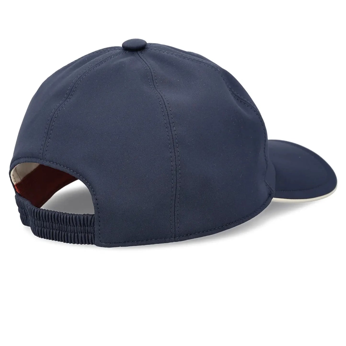 Loro Piana Microfibre Storm System Royal Navy Ivory Baseball Cap