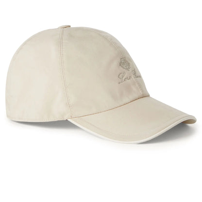 Loro Piana Microfibre Storm System Sand Shell Ivory Baseball Cap