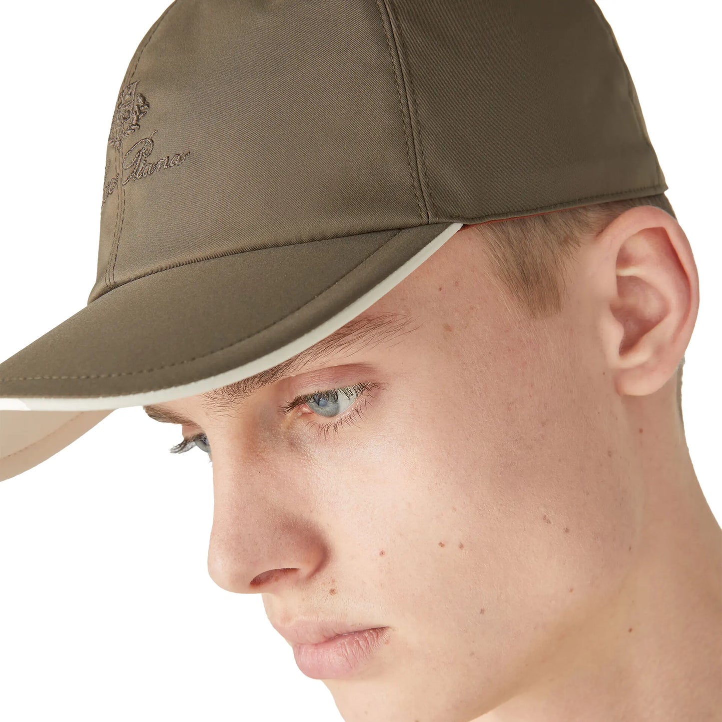 Loro Piana Microfibre Storm System Taiga Ivory Baseball Cap