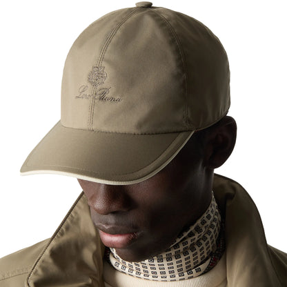 Loro Piana Microfibre Storm System Thyme Ivory Baseball Cap