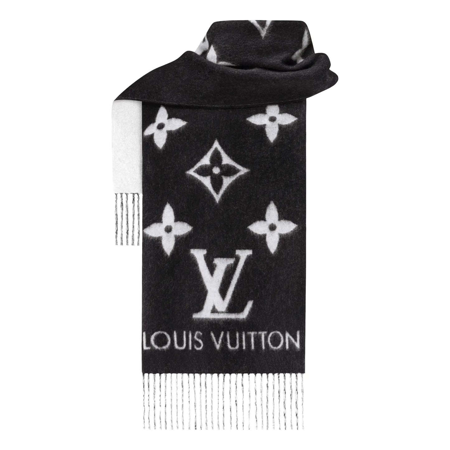 Louis Vuitton Reykjavik Black Scarf