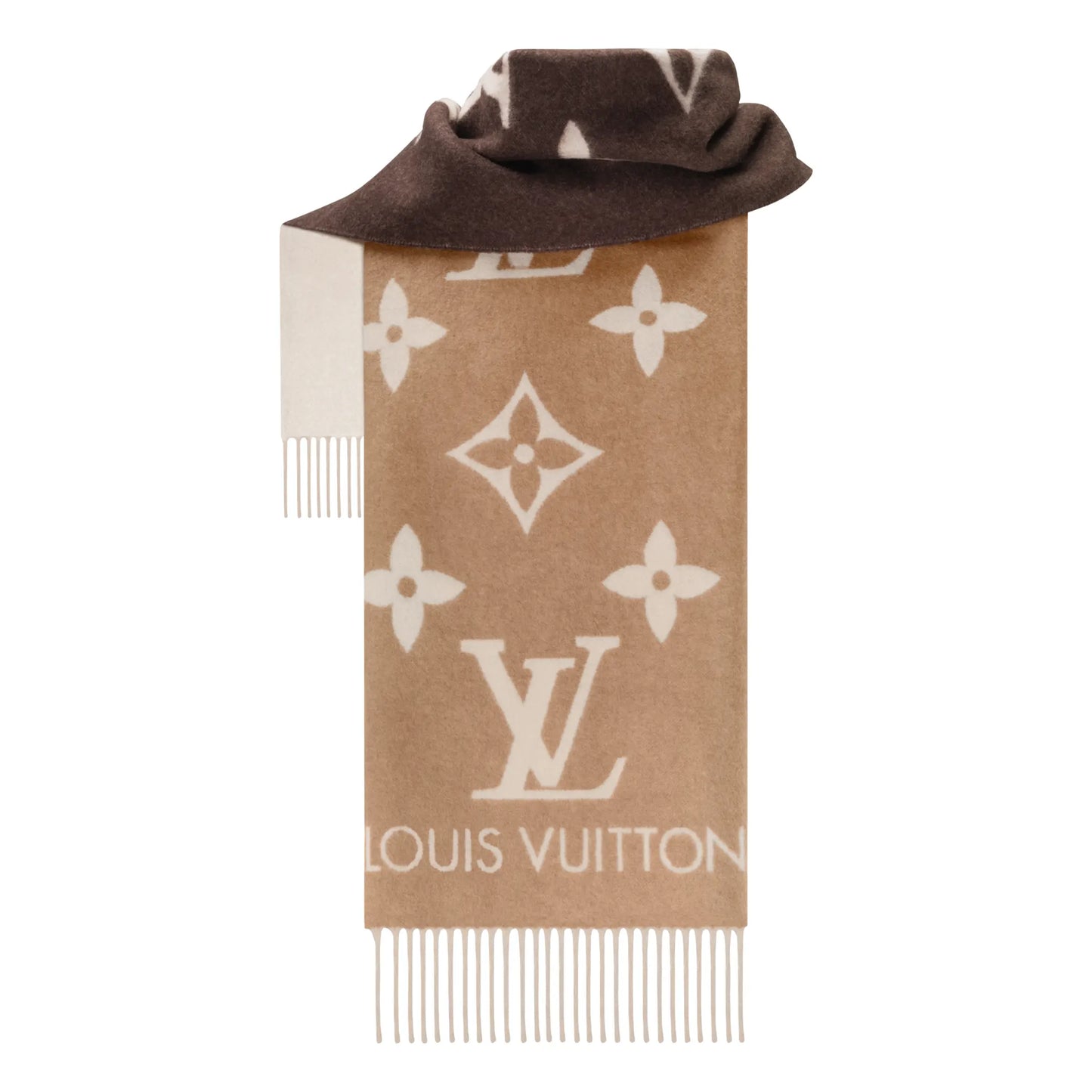 Louis Vuitton Reykjavik Gradient Beige Scarf