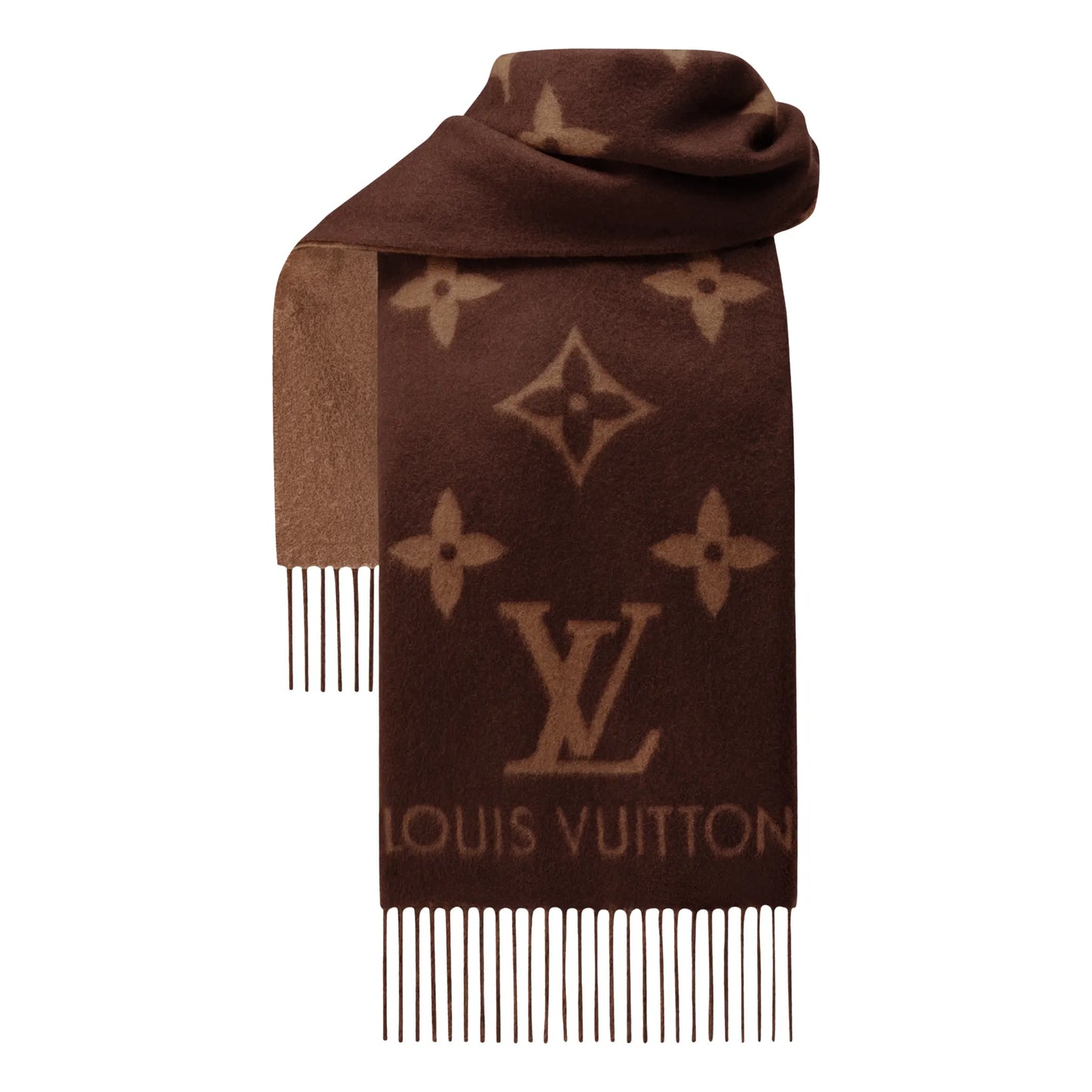Louis Vuitton Reykjavik Marron Fonce Scarf