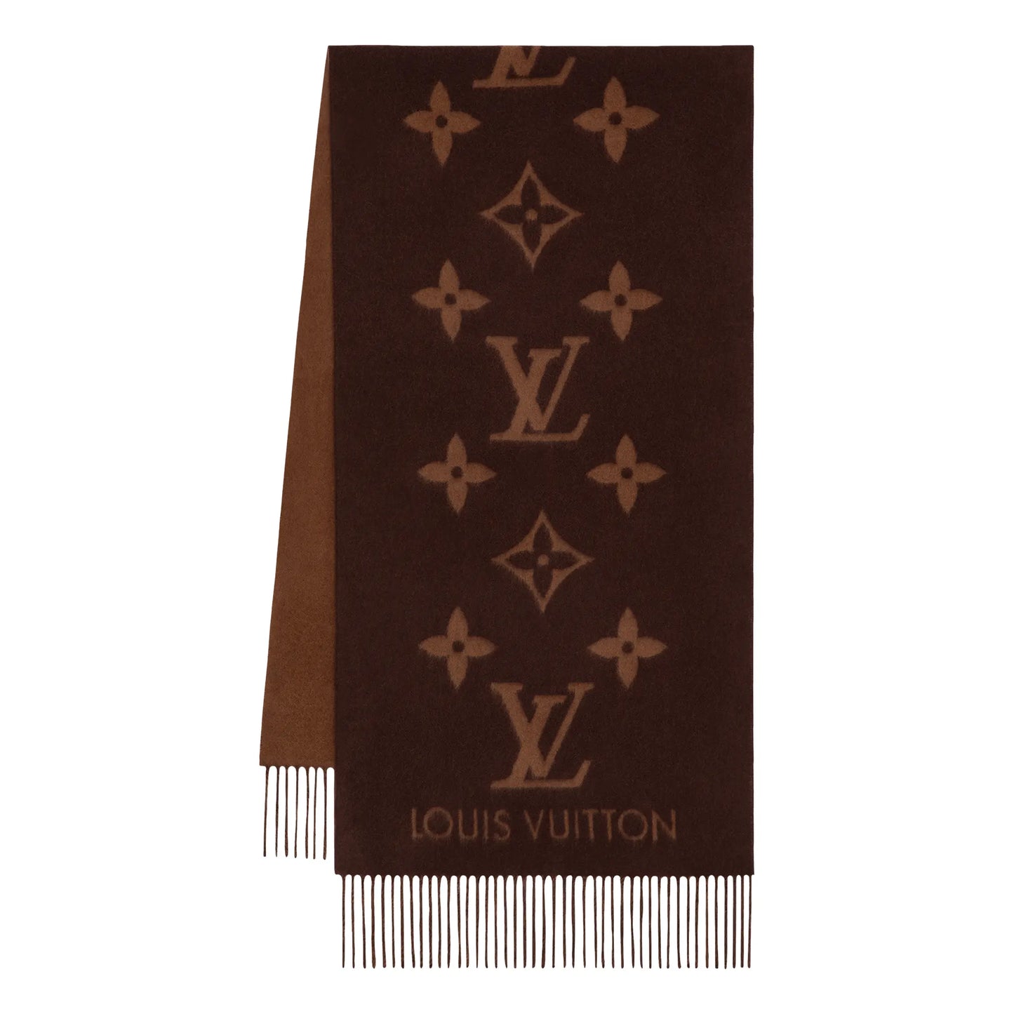 Louis Vuitton Reykjavik Marron Fonce Scarf