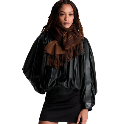 Louis Vuitton Reykjavik Marron Fonce Scarf