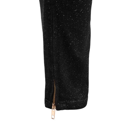 Lusso Sparkled Denim Jet Black Jeans