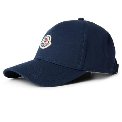 Moncler Gabardine Baseball Navy Blue Cap