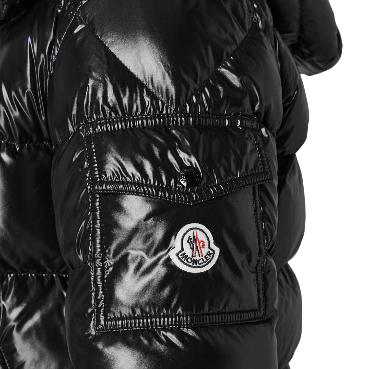 Moncler Maya Padded Down Black Jacket