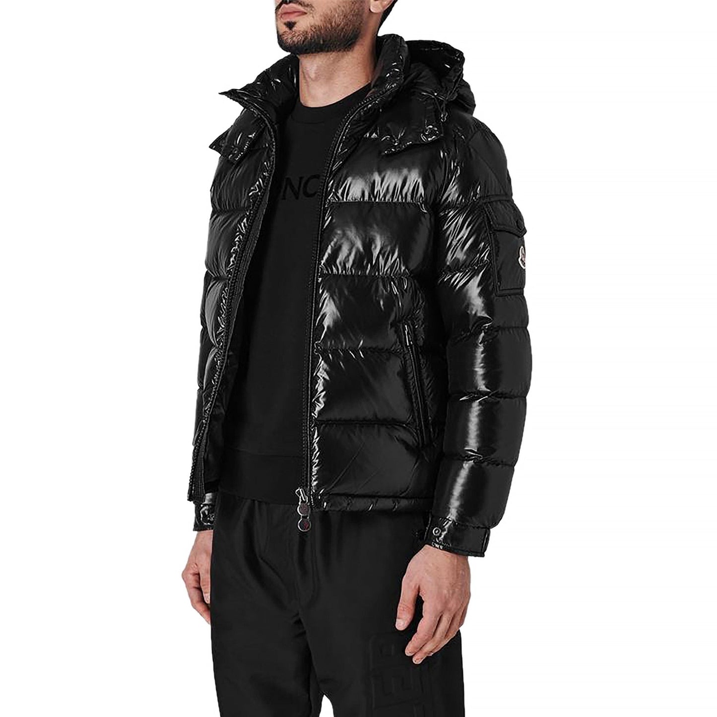 Moncler Maya Padded Down Black Jacket