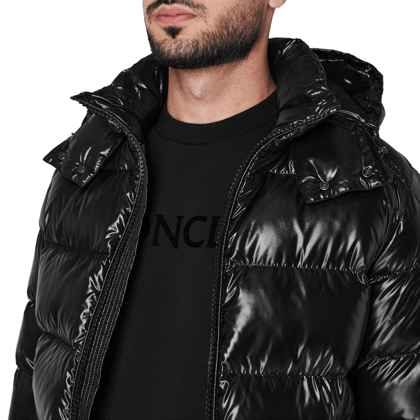 Moncler Maya Padded Down Black Jacket