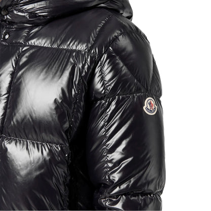 Moncler Parana Hooded Short Down Black Jacket