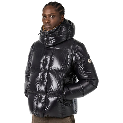 Moncler Parana Hooded Short Down Black Jacket