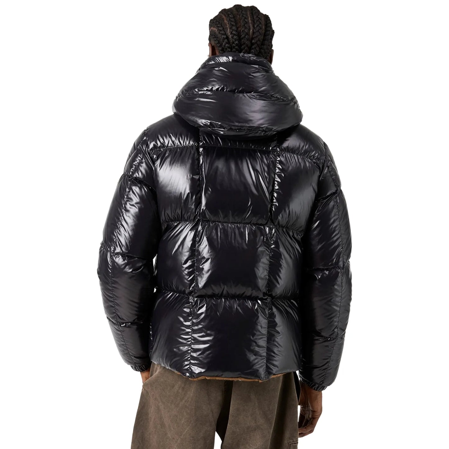 Moncler Parana Hooded Short Down Black Jacket