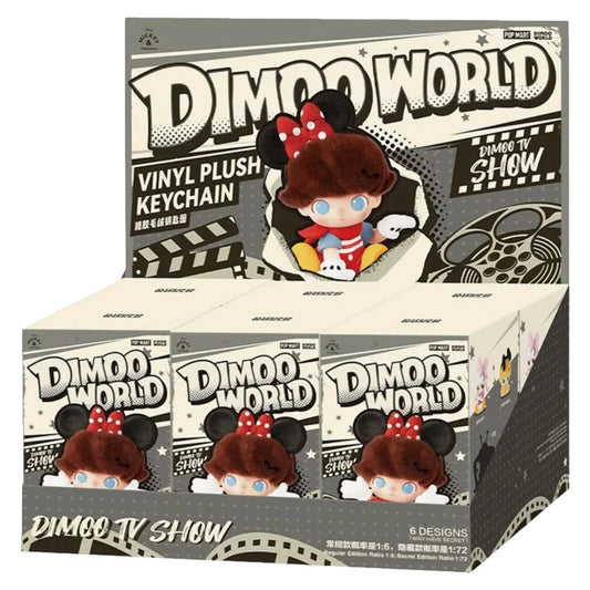 Pop Mart Labubu Dimoo World x Disney Series Vinyl Plush Keychain Sealed Case (Case of 6)