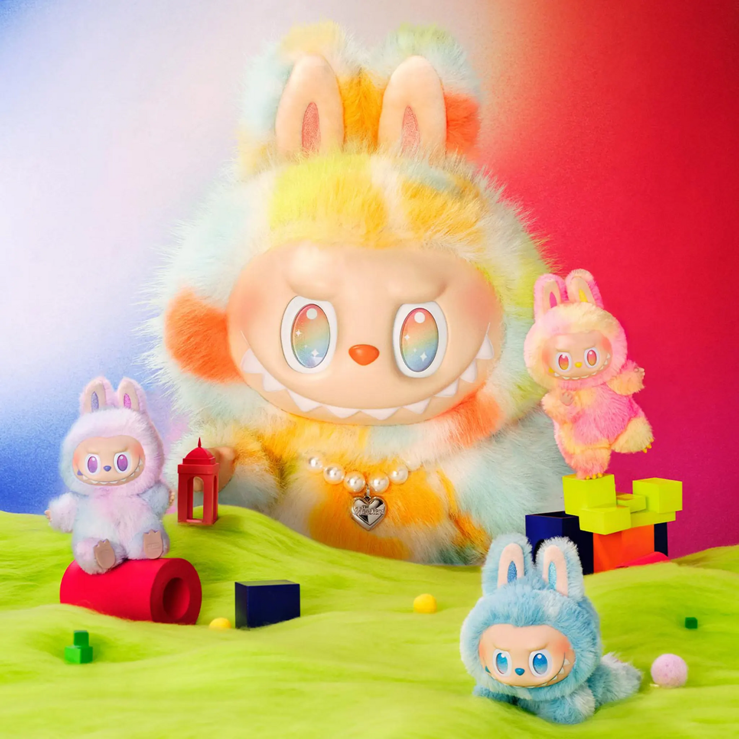 Pop Mart Labubu The Monsters Big into Energy Series Vinyl Plush Rock The Universe Doll (Single)