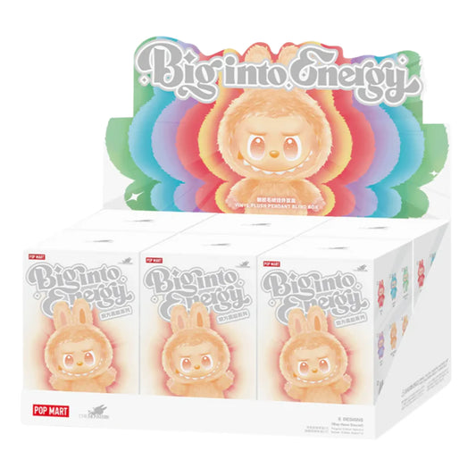 Pop Mart Labubu The Monsters Big Into Energy Vinyl Plush Pendant Blind Box (Case of 6)