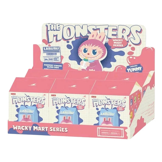 Pop Mart Labubu The Monsters Wacky Mart Series Squishy Charm Sealed Case (Case of 6)