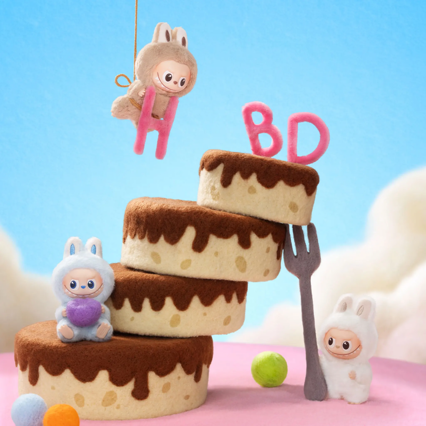 Pop Mart Labubu The Monsters Pin for Love Series Vinyl Plush Pendant Blind Box (A-M) (Single)