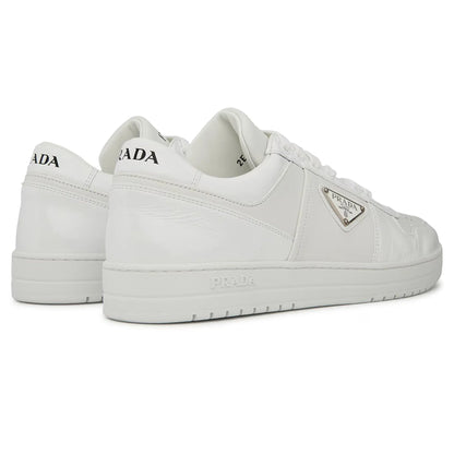 Prada Downtown Leather Low Top White Sneaker