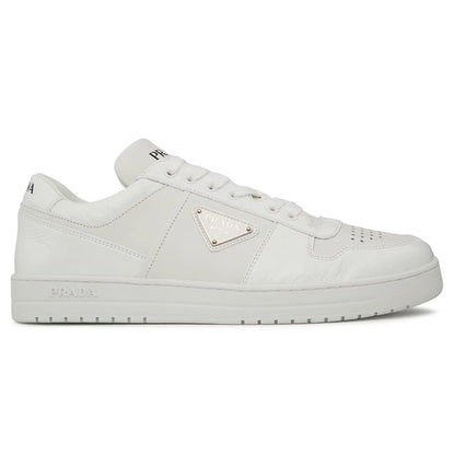 Prada Downtown Leather Low Top White Sneaker