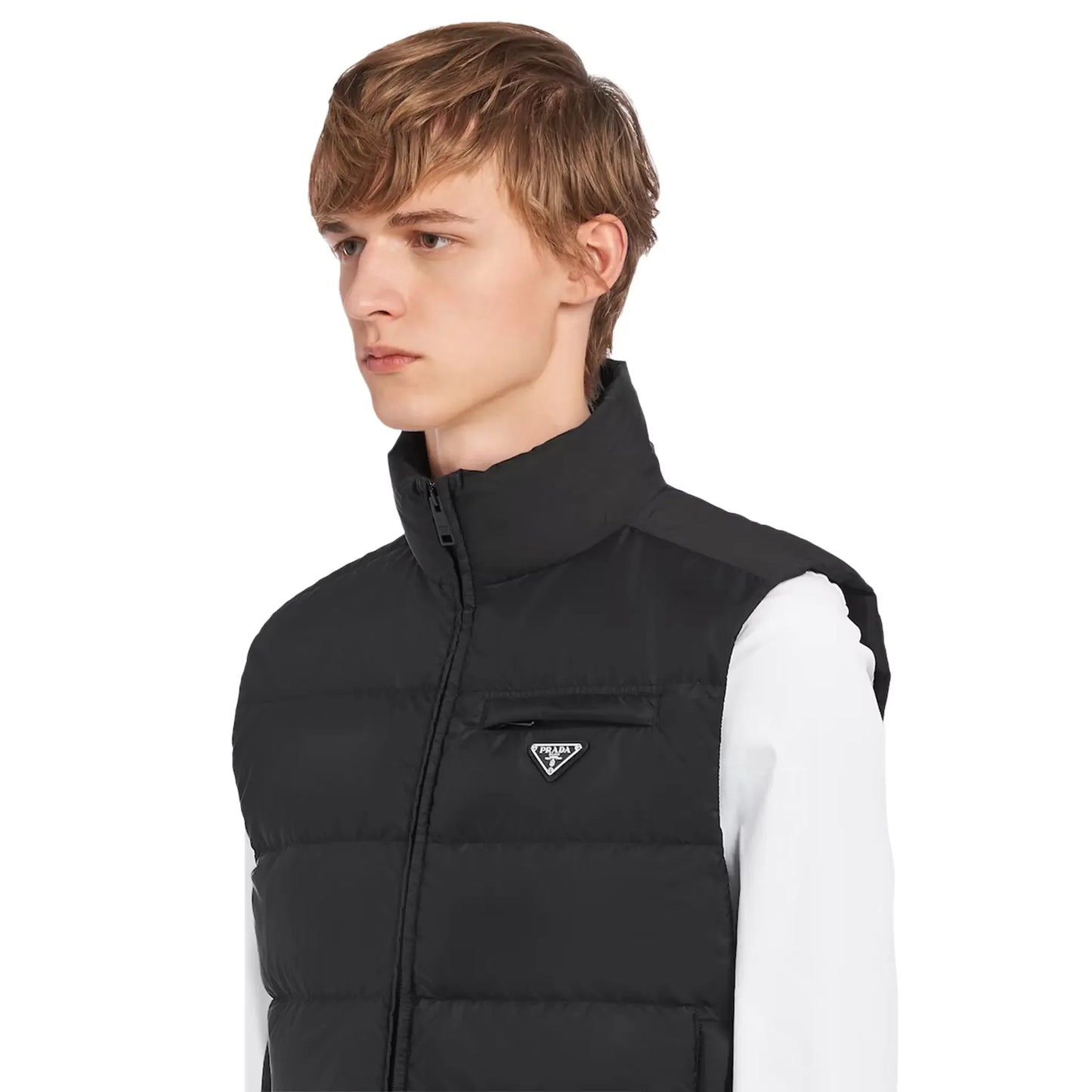 Prada Padded Re-Nylon Black Gilet