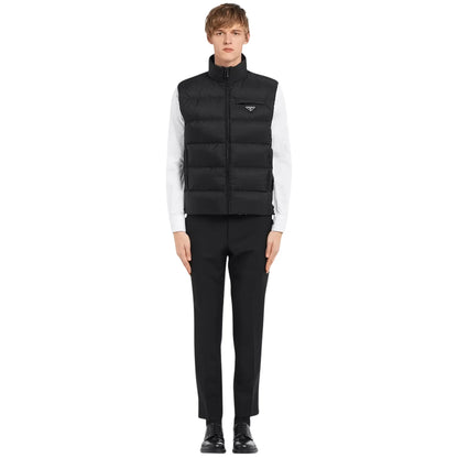 Prada Padded Re-Nylon Black Gilet