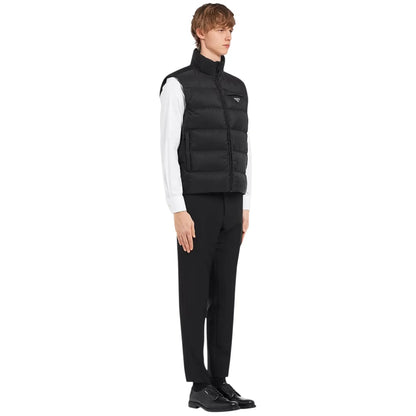 Prada Padded Re-Nylon Black Gilet