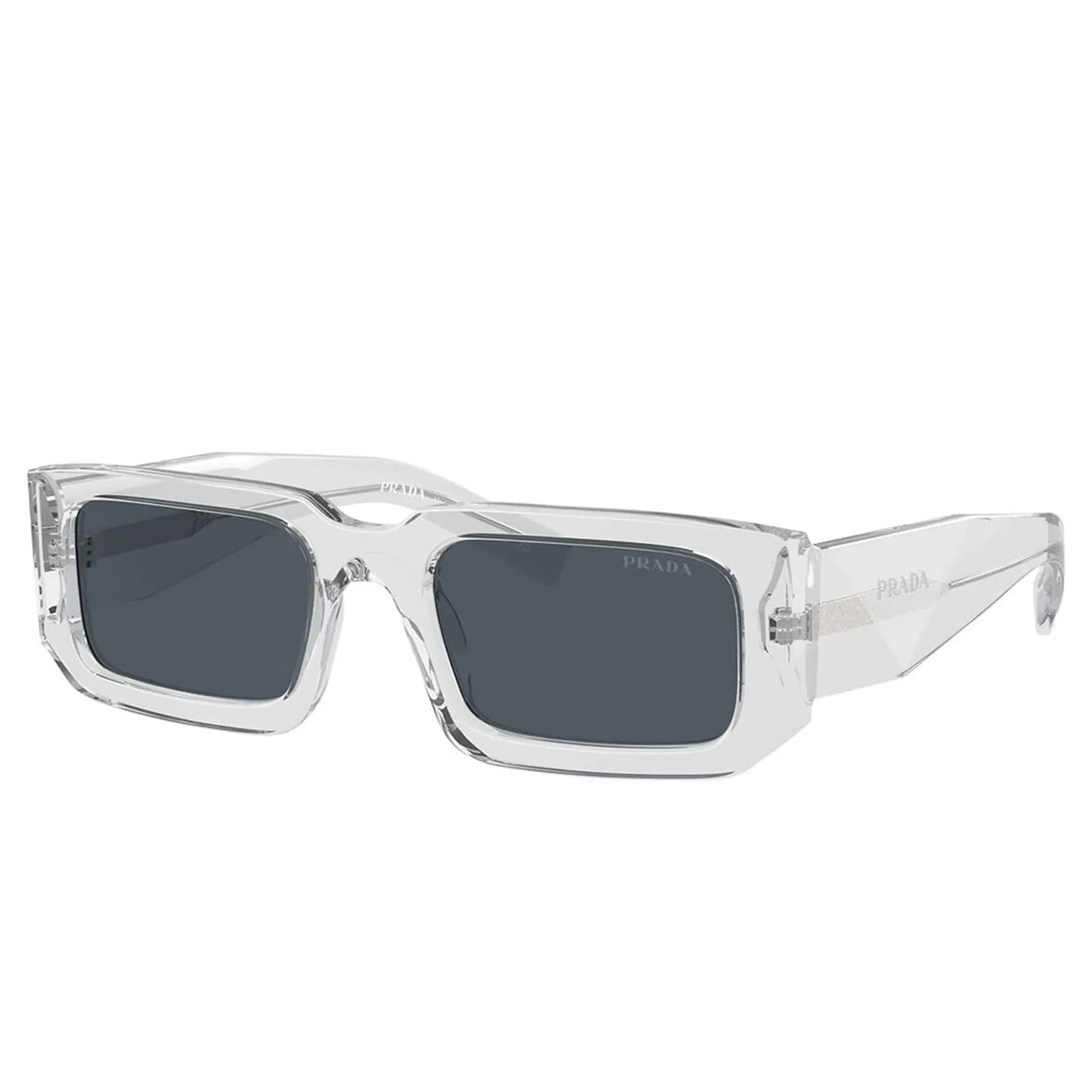 Prada PR 06YS 12R09T Transparent Grey Sunglasses