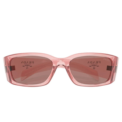 Prada PR A14S 19Q10D Transparent Peach Sunglasses