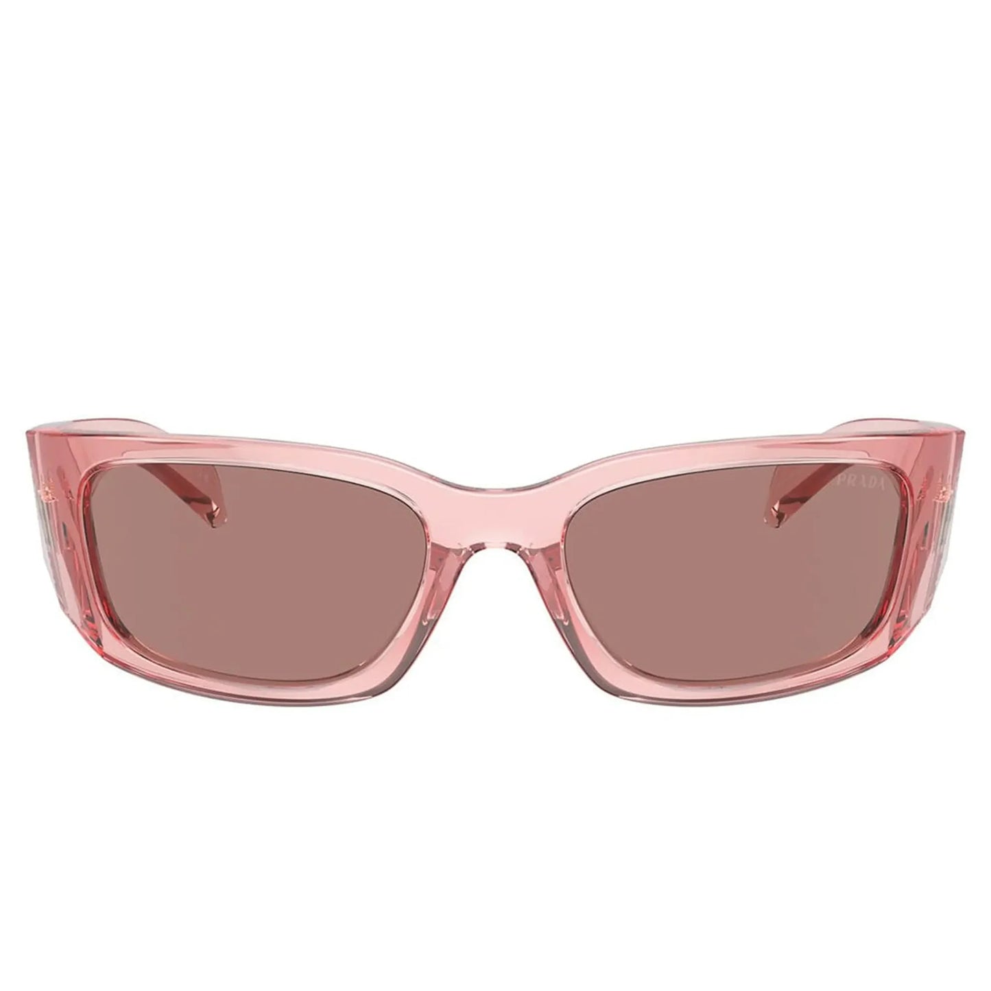 Prada PR A14S 19Q10D Transparent Peach Sunglasses