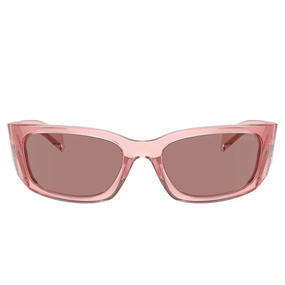 Prada PR A14S 19Q10D Transparent Peach Sunglasses