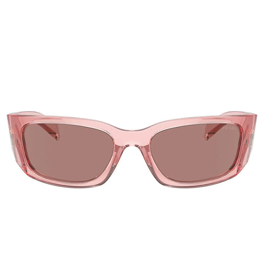 Prada PR A14S 19Q10D Transparent Peach Sunglasses