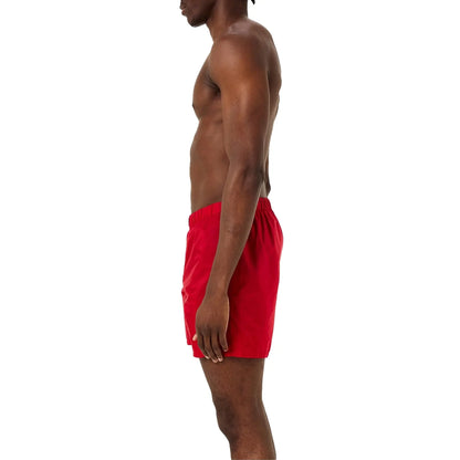 Prada Triangle Interlock Red Swim Shorts