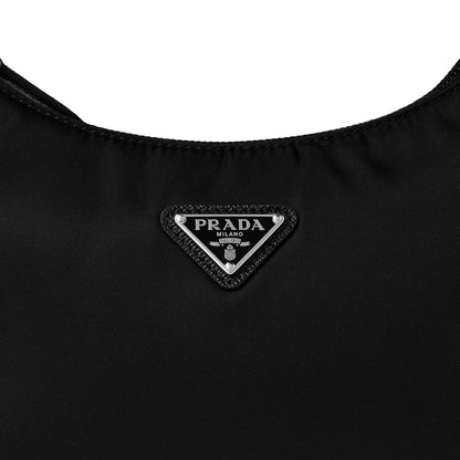 Prada Logo Re-Edition 2005 Mini Black Bag