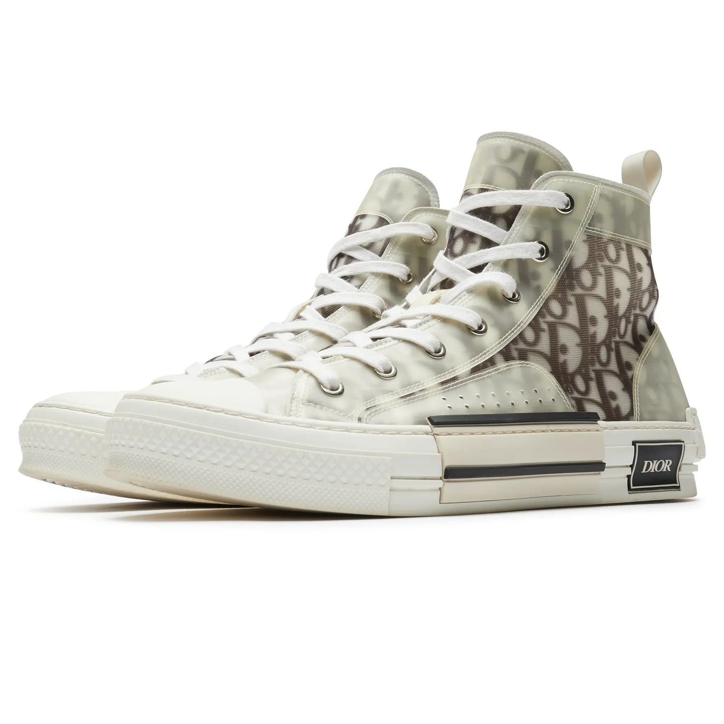 Preloved - Dior B23 Dior Oblique High White Sneaker