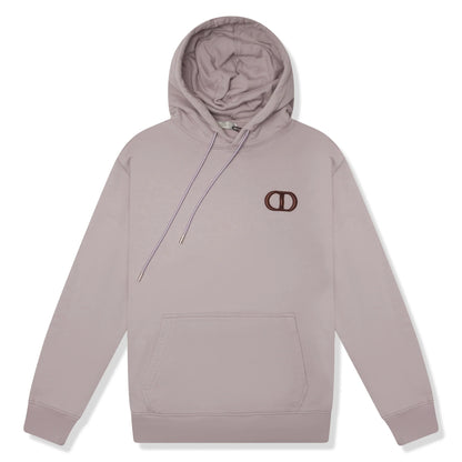 Preloved - Dior CD Icon Mauve Hoodie (Stain on Back & Shrunk In Size)